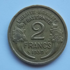 2 FRANCS 1939 FRANTA