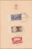 1933 Romania - Carton filatelic cu monograma regala Carol II, seria Castel Peles