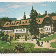 RC16 -Carte Postala - Borsec , Pavilionul central, circulata 1975