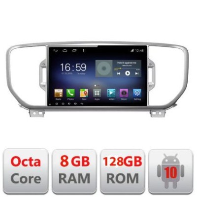Navigatie KIA SPORTAGE 2016-2018 Manual F-576 Octa Core cu Android Radio Bluetooth Internet GPS WIFI DSP 8+128GB 4G CarStore Technology foto