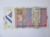 Macedonia 10 Denari 2020 UNC bancnota din imagini