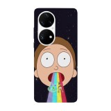 Husa compatibila cu Huawei Nova Y70 model Moonmen Morty, Silicon, TPU, Viceversa, Transparent, Carcasa