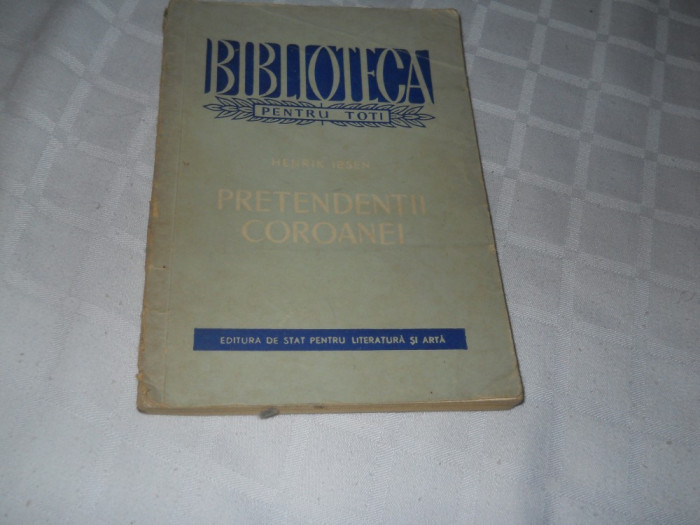 Pretendentii Coroanei (os Domnesc) - Henrik Ibsen - Traducere: Adrian Maniu,1958