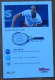 Autograf al jucatoarei de tenis din Australia, Jarmila Groth, pe fotografie, cu plic