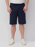 S.Oliver Big Sizes Pantaloni scurti chino barbati big sizes, Detroit, cu talie medie si croiala Regular Fit, Bleumarin inchis, W38