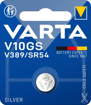 Baterie buton alcalina V10GS Varta, SR54 foto