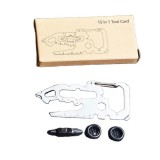 Card Multifunctional , 15 in 1, Surubelnita, Desfacator, Argintiu, 66x31x2.5mm