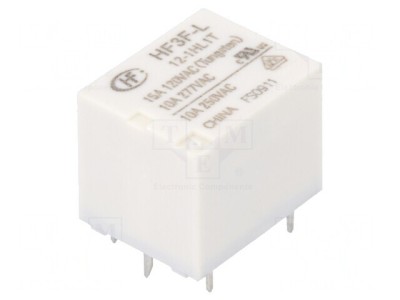 Releu electromagnetic 12VDC 15A 10A/277VAC foto