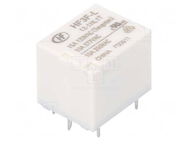 Releu electromagnetic 12VDC 15A 10A/277VAC