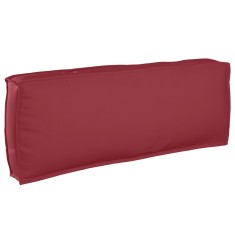 vidaXL Pernă pentru spătar din paleți Roșu Vin 120 x 40 x 12 cm 42001544