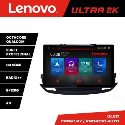 Navigatie Opel Insignia 2018- N-insignia19 ecran 13&quot; 2K 8+128 Android Waze USB Navigatie 4G 360 Toslink Youtube CarStore Technology