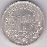 Romania 25000 lei 1946 FUM, Argint