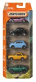 Set 5 masinute metalice Matchbox Italian Roads, scara 1:64