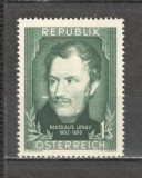 Austria.1952 150 ani nastere N.Lenau-poet MA.566, Nestampilat