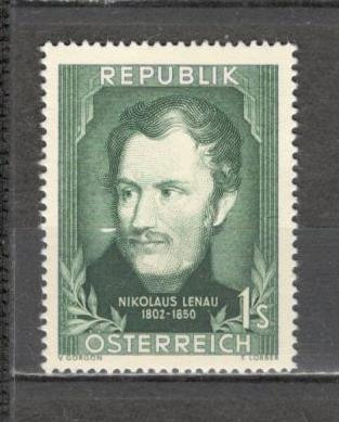 Austria.1952 150 ani nastere N.Lenau-poet MA.566 foto