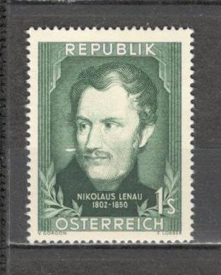 Austria.1952 150 ani nastere N.Lenau-poet MA.566