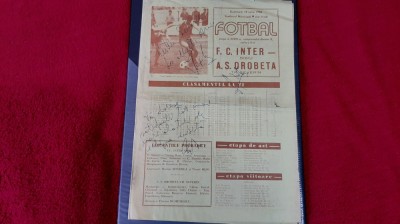 program Inter Sibiu - Drobeta Tr. Severin foto