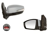 Oglinda exterioara Ford Kuga, 01.2013-, partea Stanga, culoare sticla crom, sticla asferica, cu carcasa grunduita, cu incalzire, ajustare electrica,