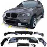Set de caroserie performant, kit complet, fata si spate, negru lucios, potrivit pentru BMW X5 E70 07-10 Performance AutoTuning