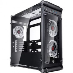 Carcasa Raijintek Coeus Elite TC Black, sticla temperata