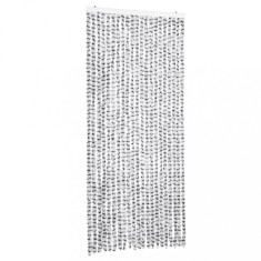 vidaXLPerdea pentru insecte gri deschis si gri inchis90x200cm chenille foto