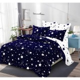 Cumpara ieftin Lenjerie de Pat Bumbac Finet, 6 Piese, Pat Dublu - XIA246