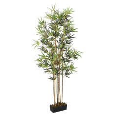 Arbore din bambus artificial 368 de frunze 80 cm verde GartenMobel Dekor