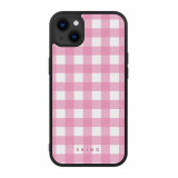 Husa iPhone 13 - Skino Pinknic, patratele roz