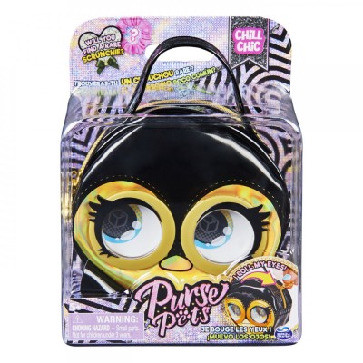 Purse pets gentuta micro pinguin negru foto