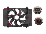 GMV radiator electroventilator Nissan Juke (F15), 2010-, motor 1.6, benzina, cutie M/CVT, 375 mm; (2 +2) pini, SRLine