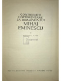 Augustin Z. N. Pop - Contribuții documentare la biografia lui Eminescu (editia 1962)
