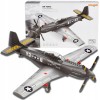 SET DE BLOCURI DE CONSTRUCȚIE AVION DE LUPTĂ PENTRU COPII MODEL MILITAR