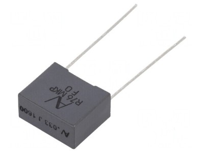 Condensator polipropilenă R76 33nF THT 18x8,5x14,5mm &amp;plusmn;5% foto