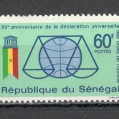Senegal.1963 15 ani Declaratia drepturilor omului MS.47