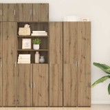 VidaXL Highboard Stejar artizanal 30x42.5x185 cm Lemn prelucrat