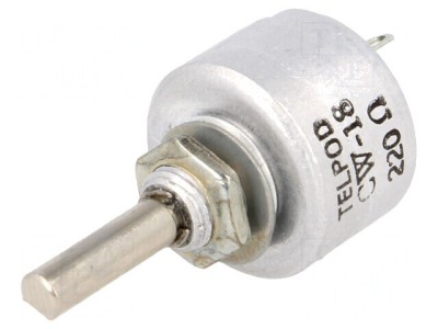 Potentiometru Axial 220&amp;Omega; 1W Linear 4mm foto