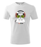 Tricou Personalizat I Love Music cu Bulldog E, i CA&fnof;E, ti - Design Cool E, i Modern