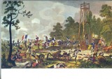 AX 339 CP VECHE -LA GARDE PROTEGE NAPOLEON... BATAILLE DE WATERLOO