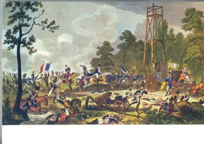 AX 339 CP VECHE -LA GARDE PROTEGE NAPOLEON... BATAILLE DE WATERLOO foto
