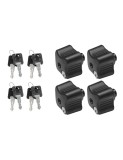 Set 4 butoane antifurt Menabo pentru suporturi de biciclete