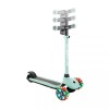 Trotineta Electrica Copii Globber E-Motion 4, Verde, 6-10 Ani, 10 Km/h, Autonomie 10km, Roti LED, Frana E-ABS, Aluminiu