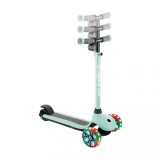 Trotineta pentru copii Globber E-Motion 4, verde, autonomie 8-10 km
