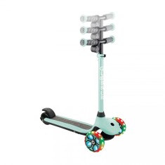 Trotineta pentru copii Globber E-Motion 4, verde, autonomie 8-10 km