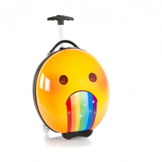 Troler copii calatorie ABS, Emoji Rainbow LOL, 41 cm, Heys
