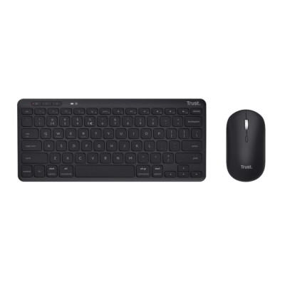 Kit tastatura si mouse TR-24843 Trust Lyra, Wireless, Negru foto