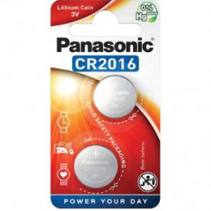 Baterie Panasonic Lithium Coin CR2016, pachet 2 bucati