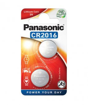 Baterie Panasonic Lithium Coin CR2016, pachet 2 bucati