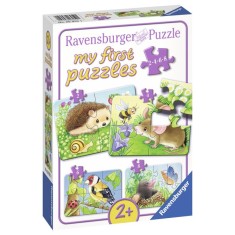 Primul Meu Puzzle Animale Din Padure, 2/4/6/8 Piese