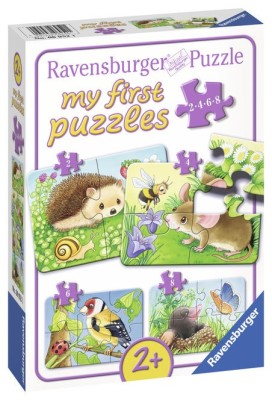 Primul Meu Puzzle Animale Din Padure, 2/4/6/8 Piese foto