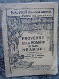 C.Muresanu - Proverbe dela Romani si alte Neamuri -ed.1935